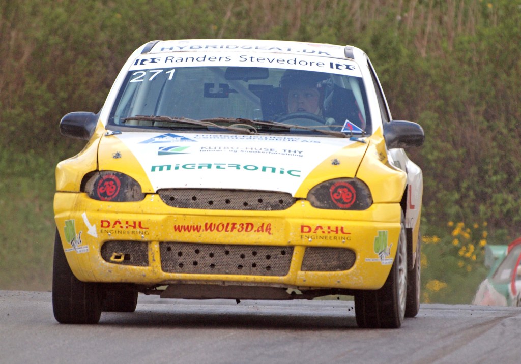 Allan Jørgensen er nykåret vicemester i det nordeuropæiske mesterskab for SUPER 2000
(Foto: Åge Kirketerp Jensen)